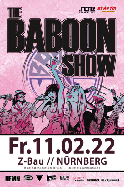 The Baboon Show / 11.02.22 / Nürnberg