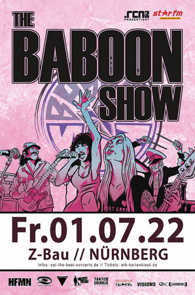 The Baboon Show / 01.07.22 / Nürnberg